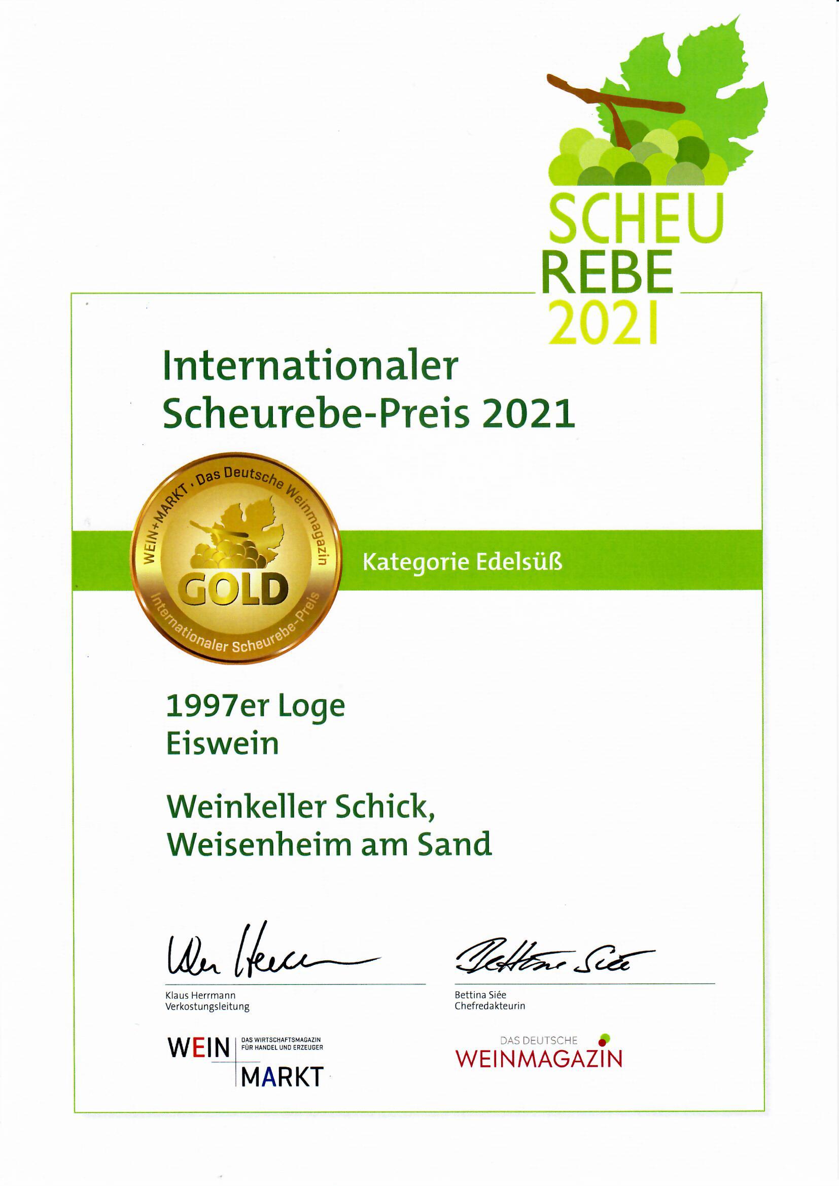 Scheurebe Eiswein